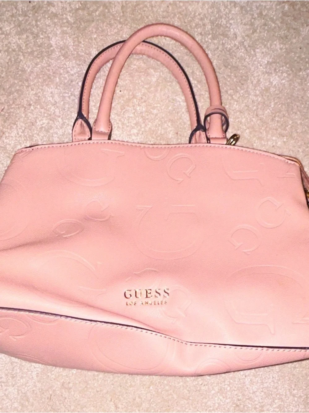 GUESS Blush Pink Embossed Leather purse